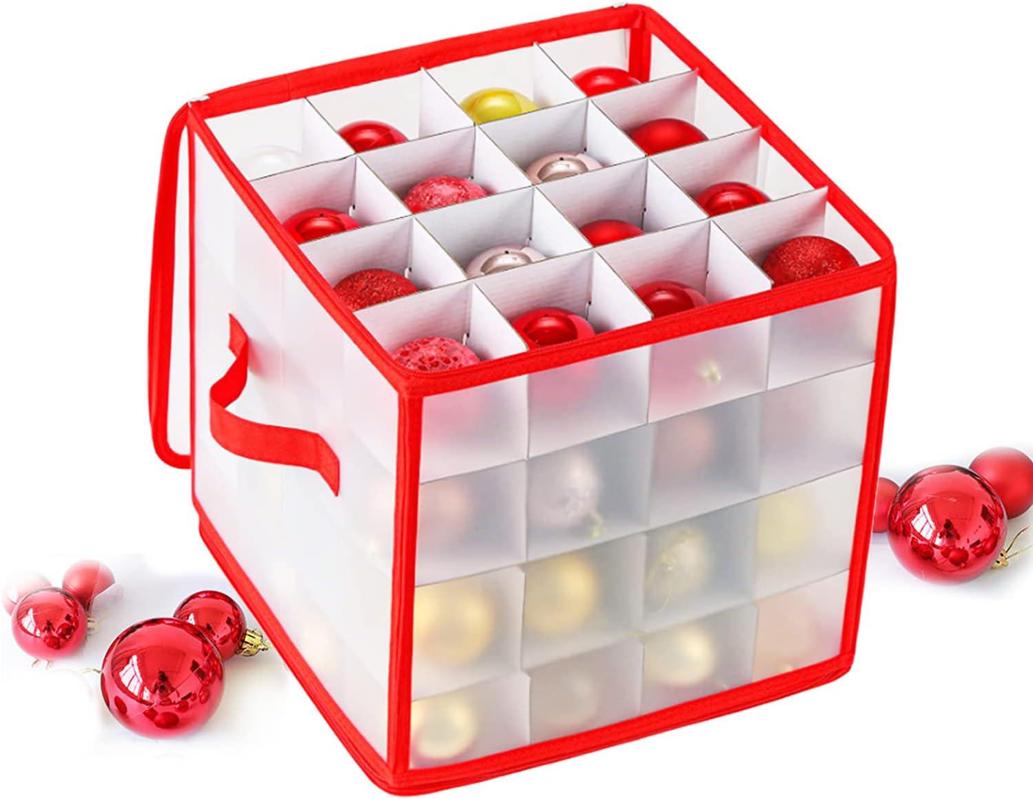 Органайзер для новорічних іграшок до 7,5 см 64 комірки (20298) - фото 9