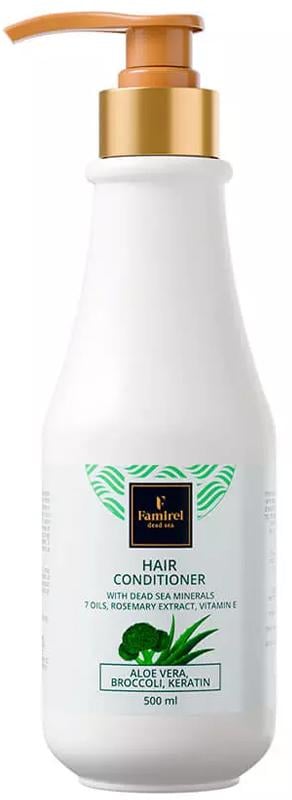 Кондиционер для волос Famirel с экстрактом брокколи розмарина и кератином 500 мл (63525)