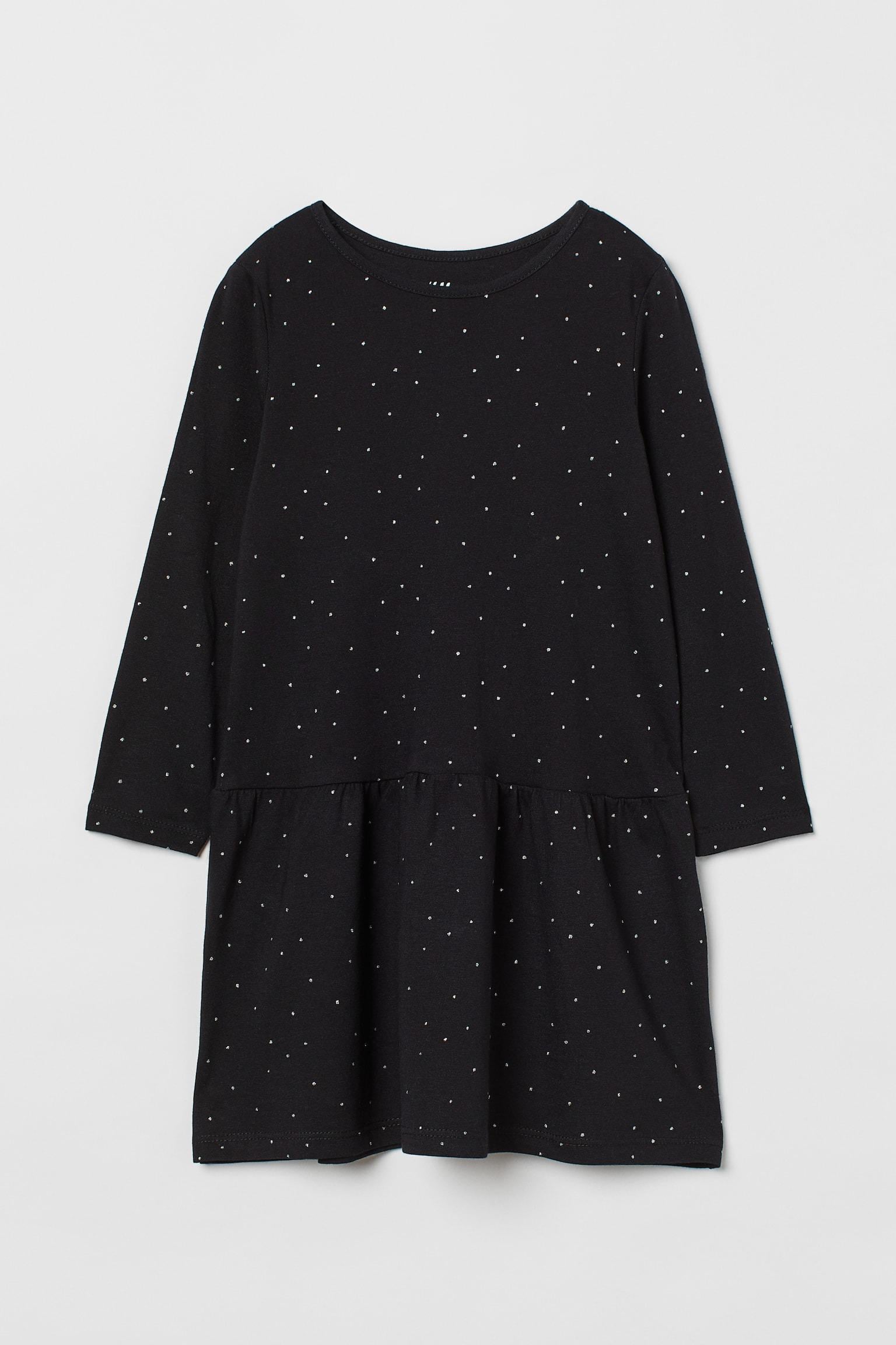 Сукня H&M Горох 110-116 см Чорний (S507984462)