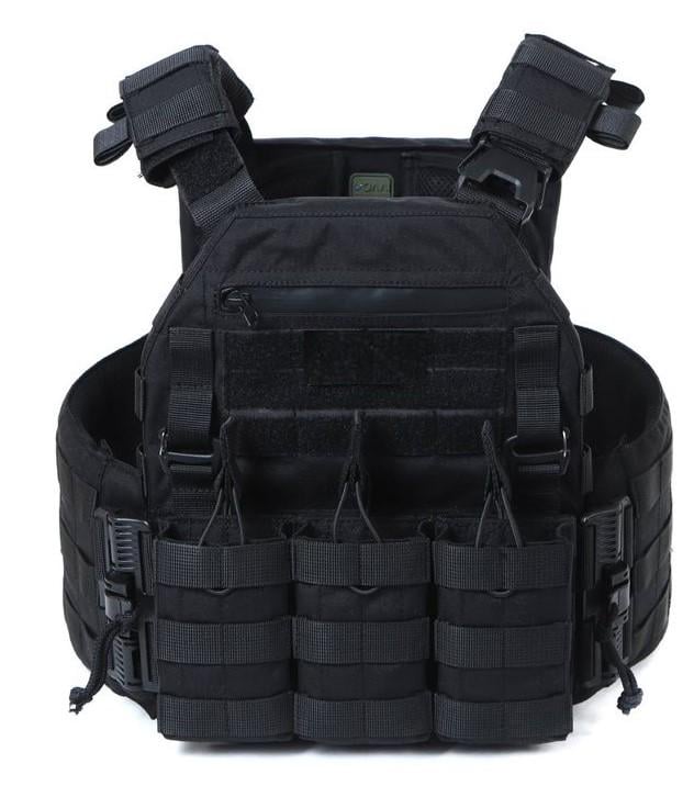 Плитоноска с функцией быстрого сброса Черный (PLATE CARRIER)