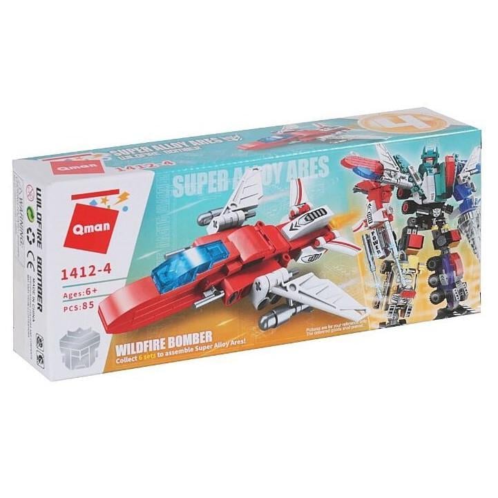 Конструктор детский Qman 1412-1-6 Wildfire Bomber 79 деталей (24107s31396) Конструктор детский Qman 1412-1-6 Wildfire Bomber 79 деталей (24107s31396)