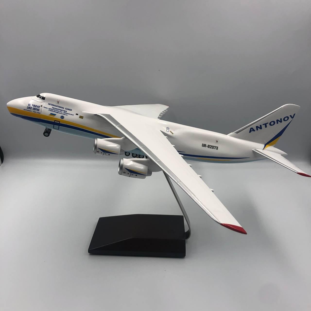 Модель літака Антонов AN-124-100 UR-82073 "BE BRAVE LIKE IRPIN" (201008)