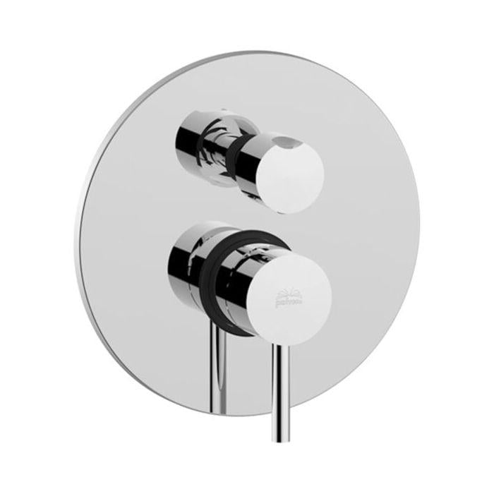 Смеситель для душа скрытого монтажа Paffoni Light на 3 потребителя однорычажный Хром (LM-LIG019ST)