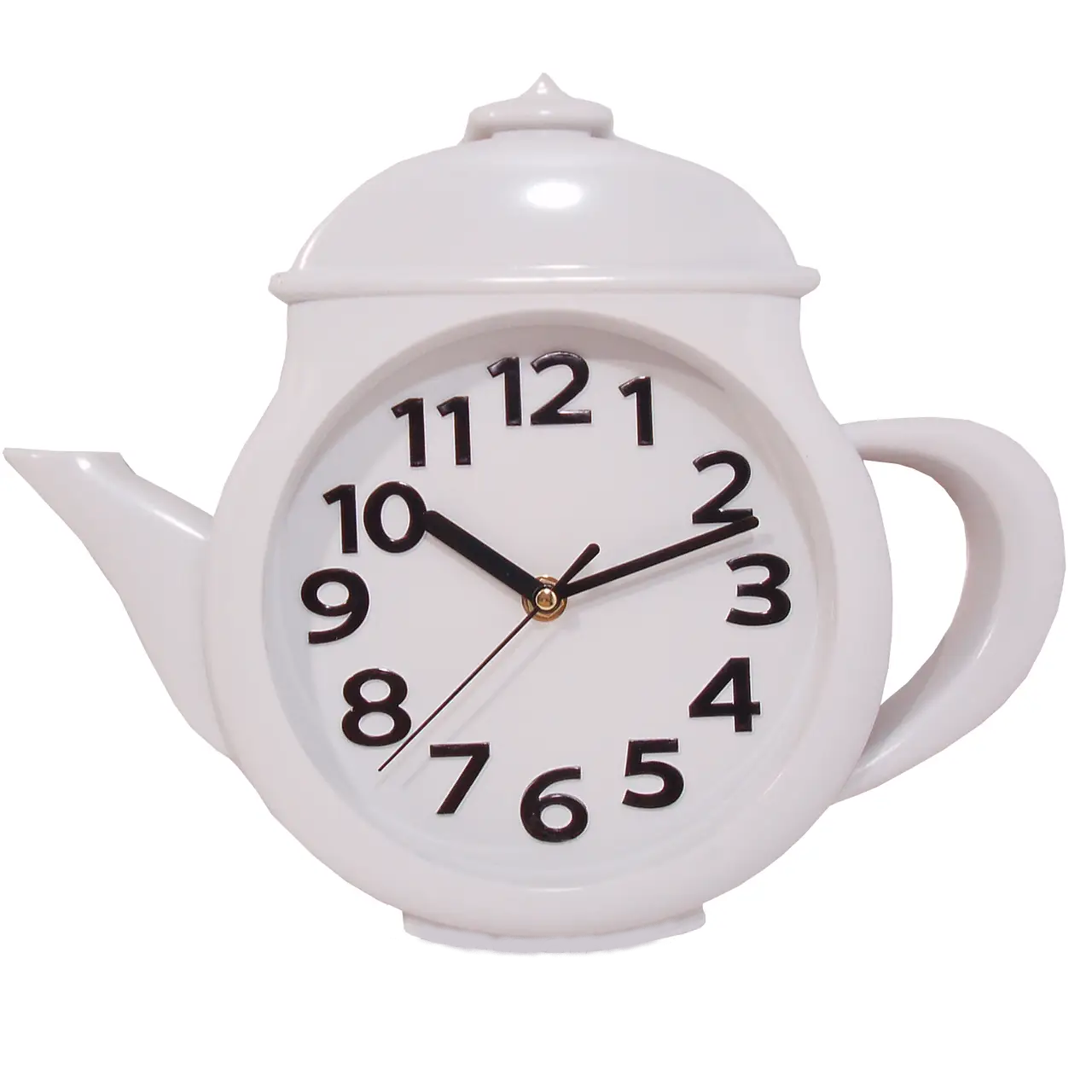 Часы настенные для кухни UKC Чайник Белый (9186948)