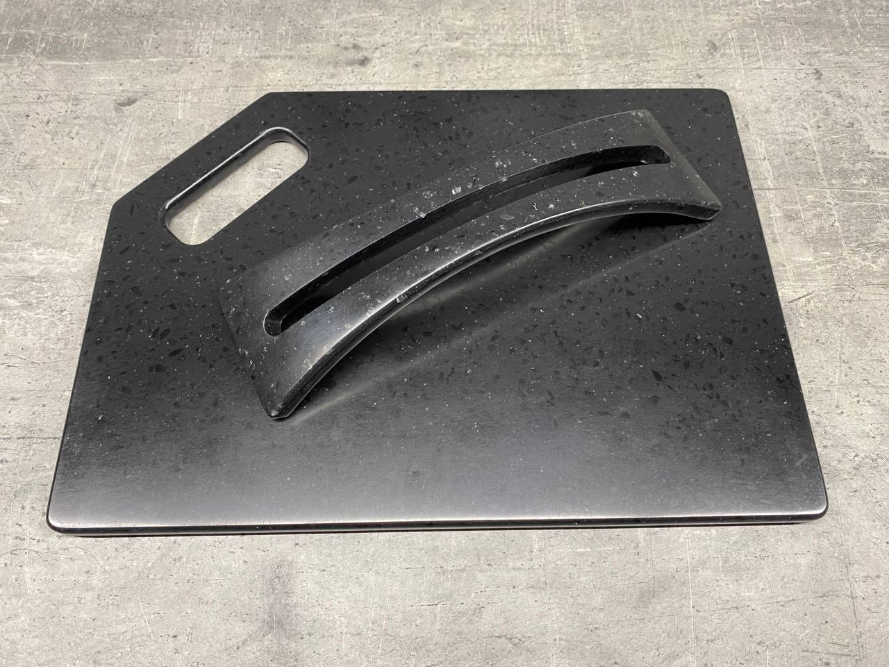 Доска кухонная Gluttony на подставке из искусственного камня 350x250 мм (219) - фото 2 Доска кухонная Gluttony на подставке из искусственного камня 350x250 мм (219) - фото 2