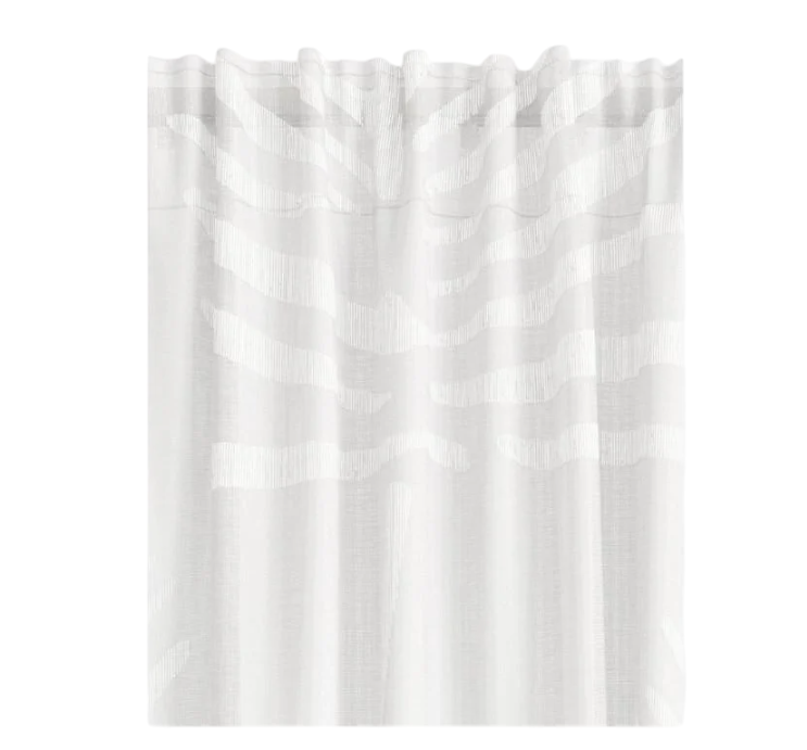 Занавеска из полиэстера и вискозы 140x245 см Белый (330df6c2)