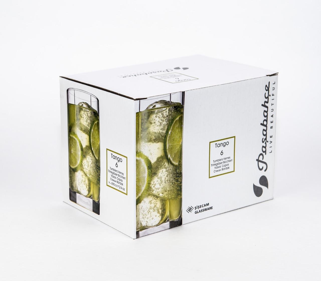 Набор стаканов высоких Pasabahce Tango 6 шт. 290 мл (42942)