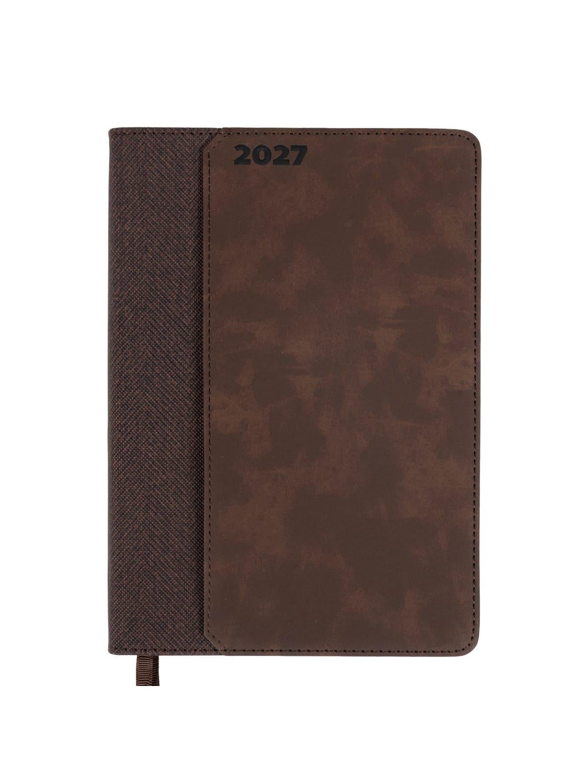 Дневник 2027 А5 LEO Planner Nebraska датирован Коричневый (252767) Дневник 2027 А5 LEO Planner Nebraska датирован Коричневый (252767)
