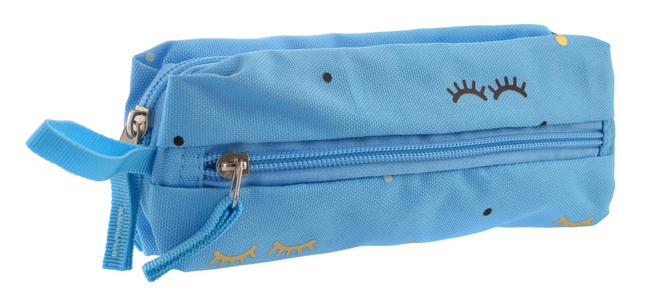 Пенал мягкий YES TP-07 Eyelash Blue (532377)