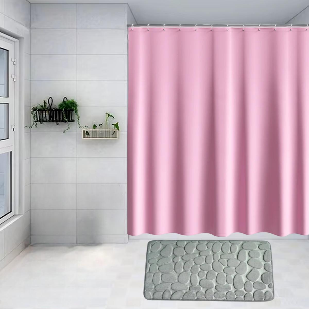 Набор KITUA для ванной комнаты коврик с шторкой для ванной - фото 2 Набор KITUA для ванной комнаты коврик с шторкой для ванной - фото 2