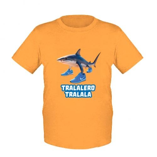 Футболка детская TRALALERO TRALALA 128 см Оранжевый (19408294-9-211502-S)