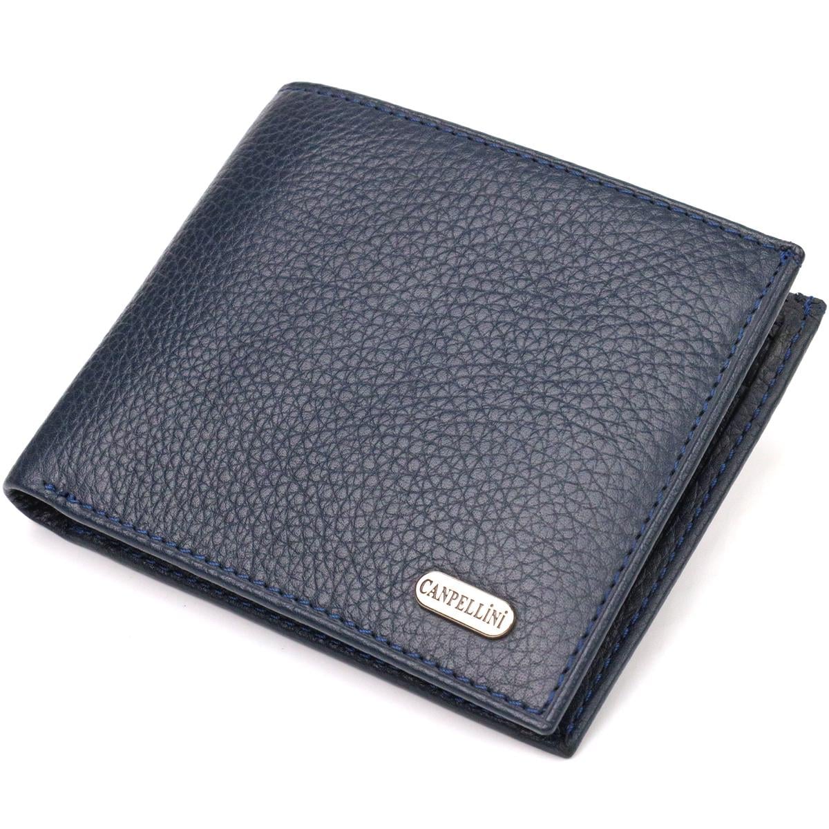 Портмоне мужское кожаное Canpellini 21776 Синий (55555)