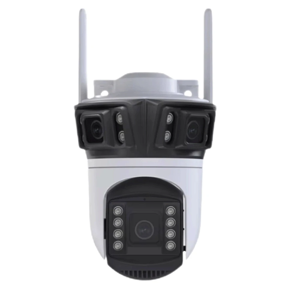 IP-камера відеоспостереження вулична ICSEE 9 MP WiFi 3в1 A56 стеження за людьми (29817163)