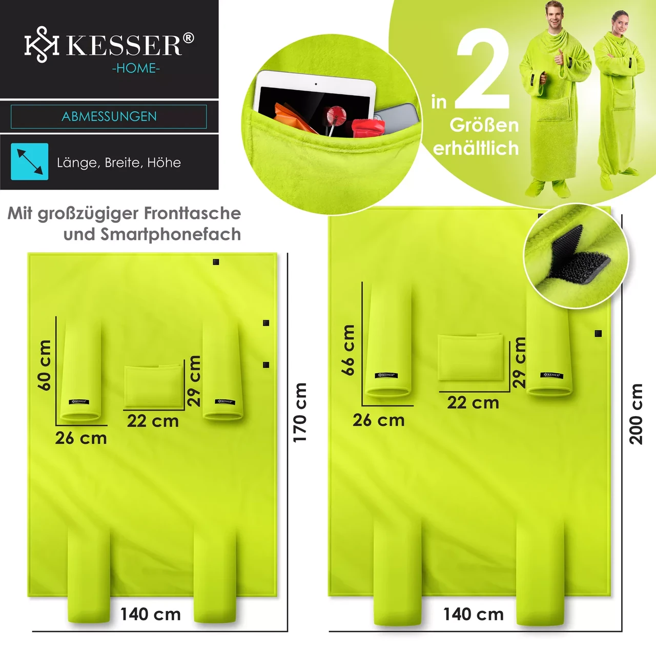 Одеяло-плед KESSER 200x140 см (225262457139gn-200x140) - фото 8