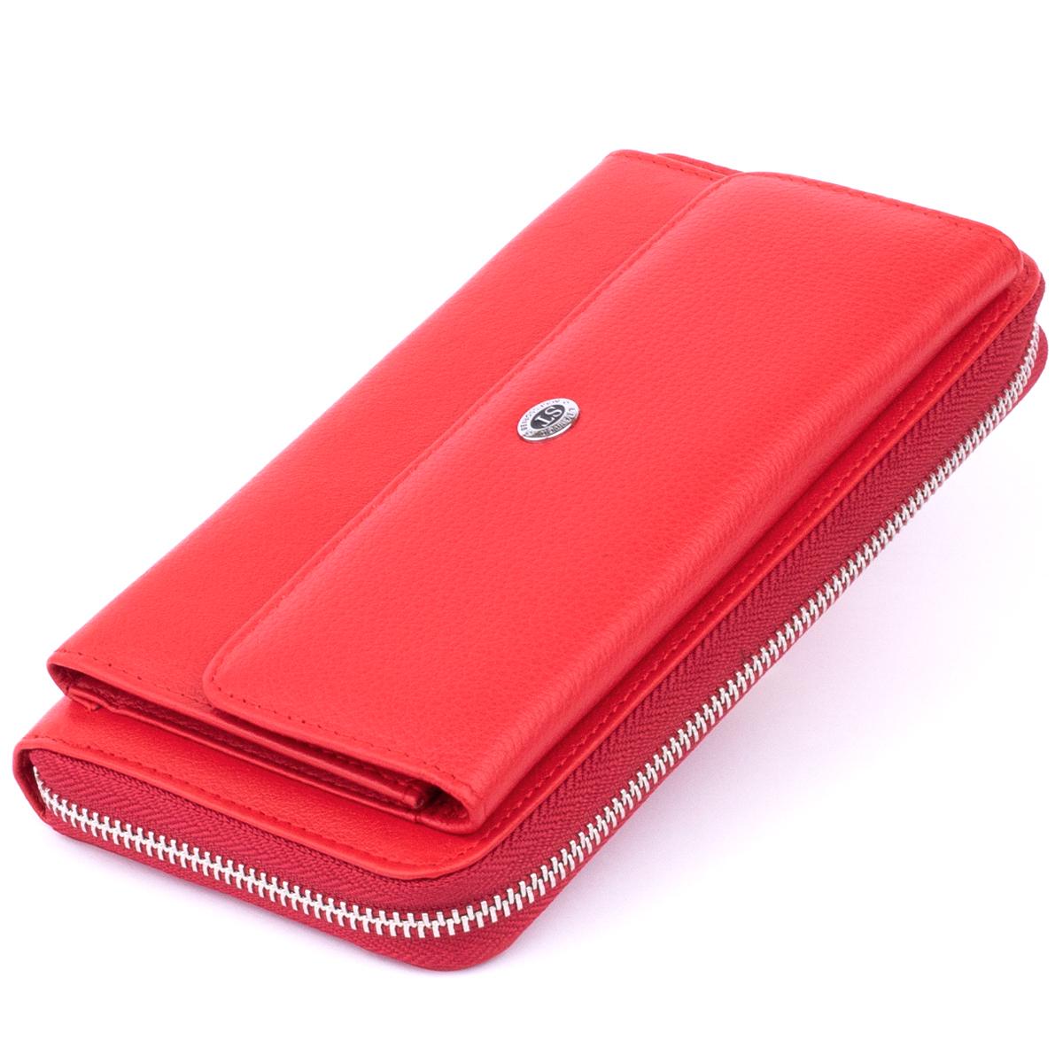 Кошелек женский ST Leather 19366 кожа Красный (47595)