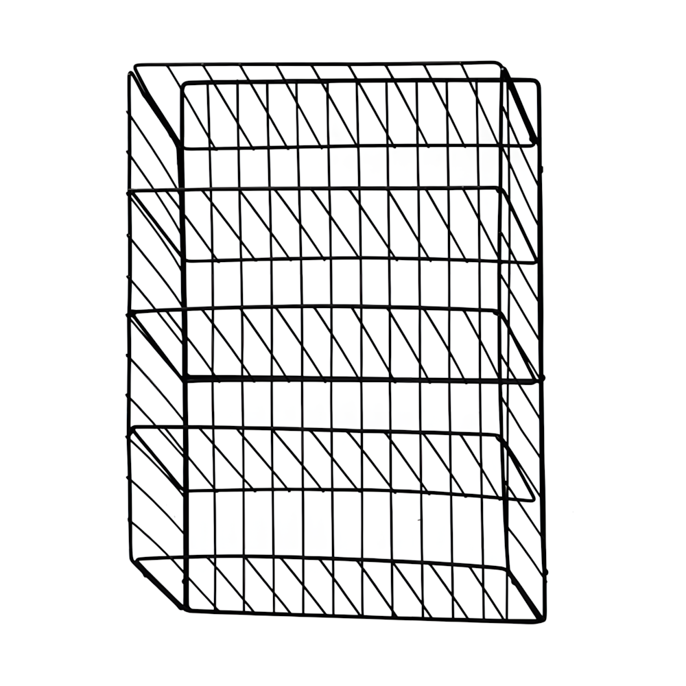 Подвесная полка органайзер для нижнего белья 30x8,5x41 см Черный - фото 2 Подвесная полка органайзер для нижнего белья 30x8,5x41 см Черный - фото 2