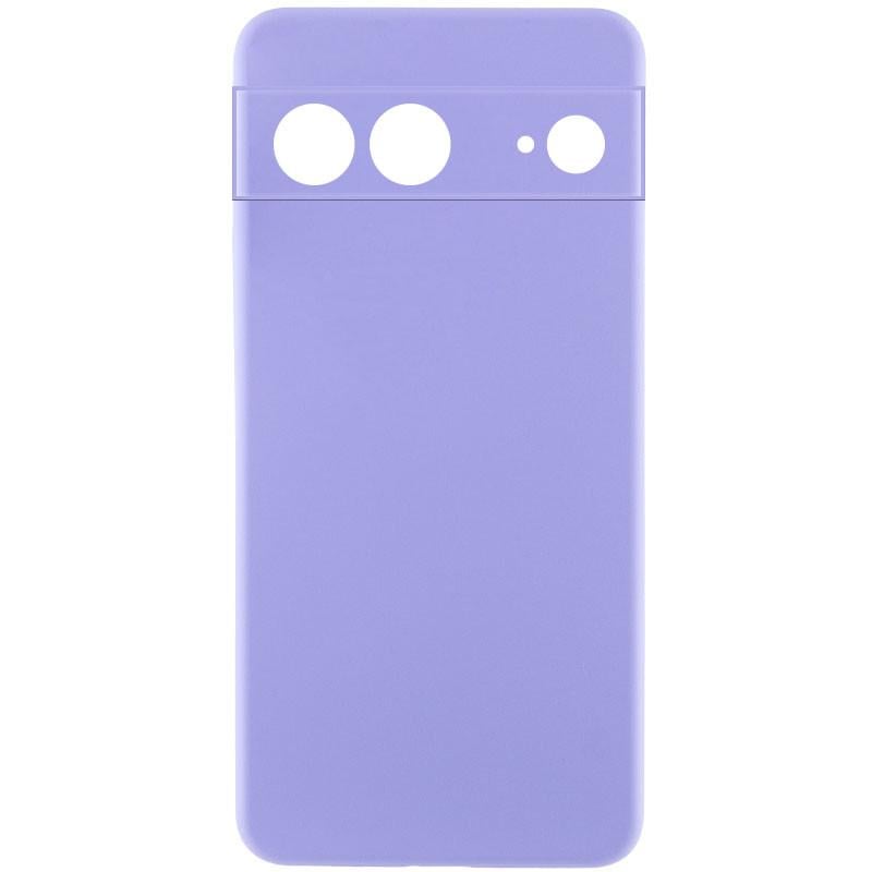 Противоударный чехол Silicone Cover Lakshmi Full Camera (AAA) для Google Pixel 7 Сиреневый / Dasheen Противоударный чехол Silicone Cover Lakshmi Full Camera (AAA) для Google Pixel 7 Сиреневый / Dasheen