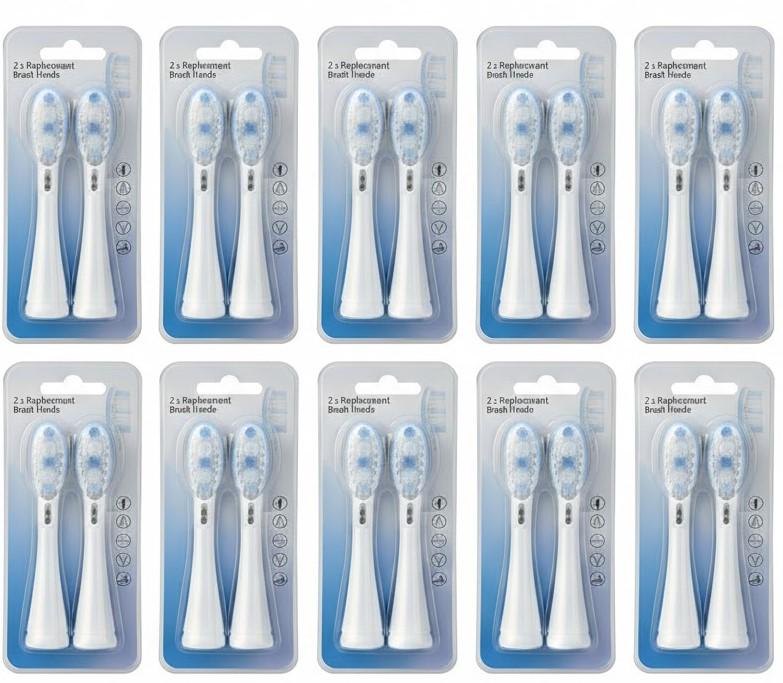 Насадки для электрической зубной щетки Panasonic WEW-0908-W830-AS4 10 блистеров