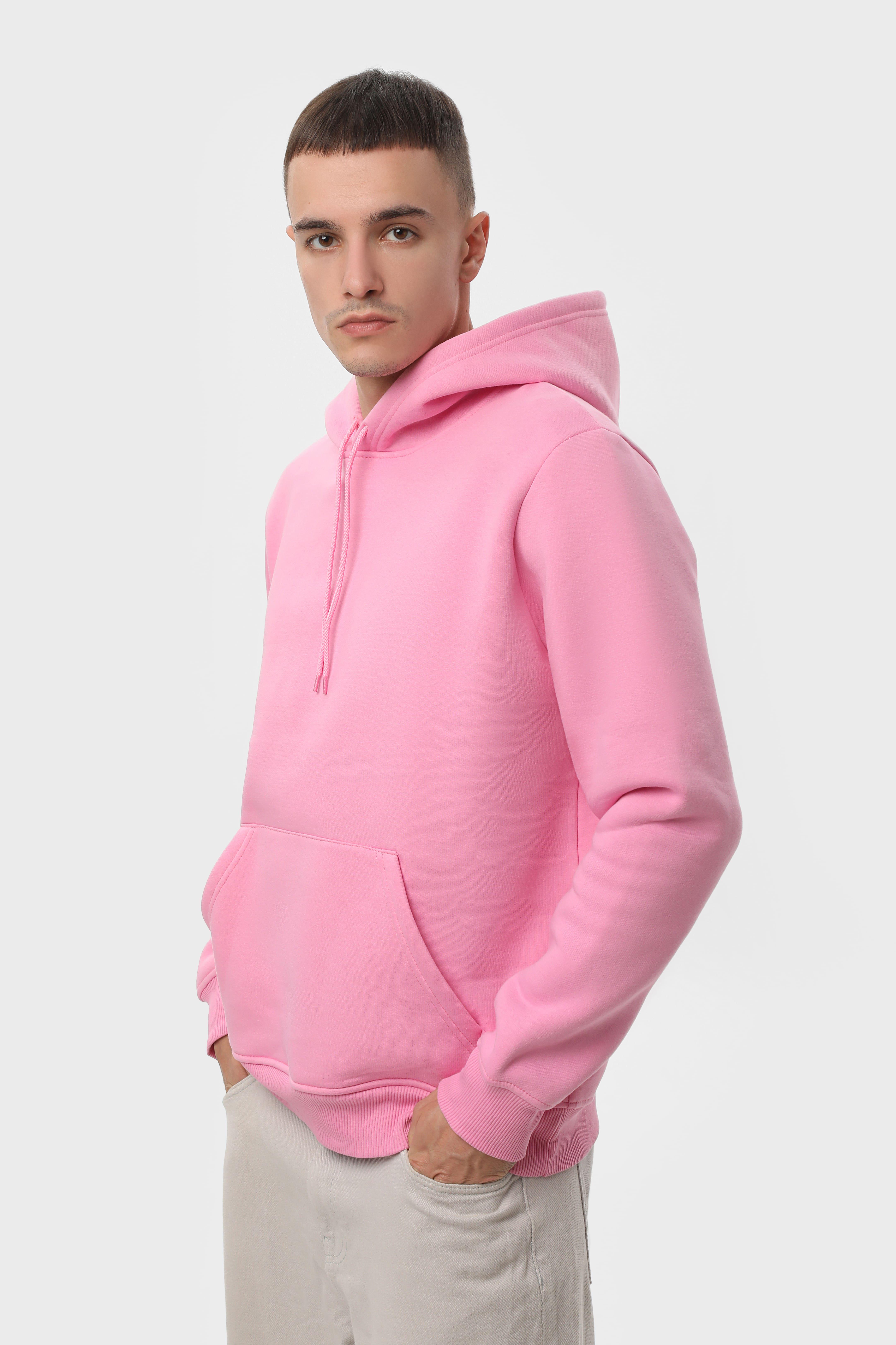 Худи утепленный RAY BASIC U0401 UNISEX M Розовый - фото 2