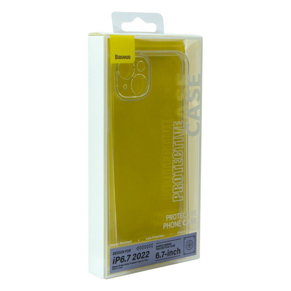Чехол Baseus Simple Series Protective Case для iPhone 14 Pro Прозрачный - фото 2