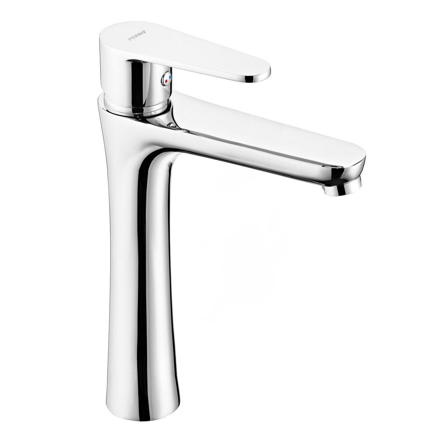 Змішувач для умивальника Ferro Algeo BAG2L високий одноважільний Хром (174923)