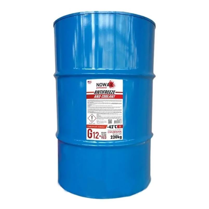 Антифриз NOWAX концентрат G12+ 220 кг Красный (NX12208)