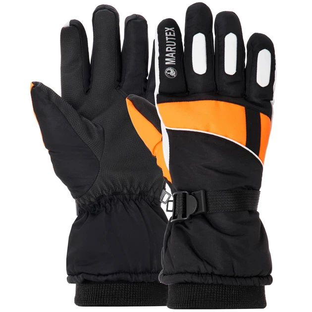 Перчатки для лыж и сноуборда мужские MARUTEX A-707 L-XL Черный/Оранжевый (FFR00314)