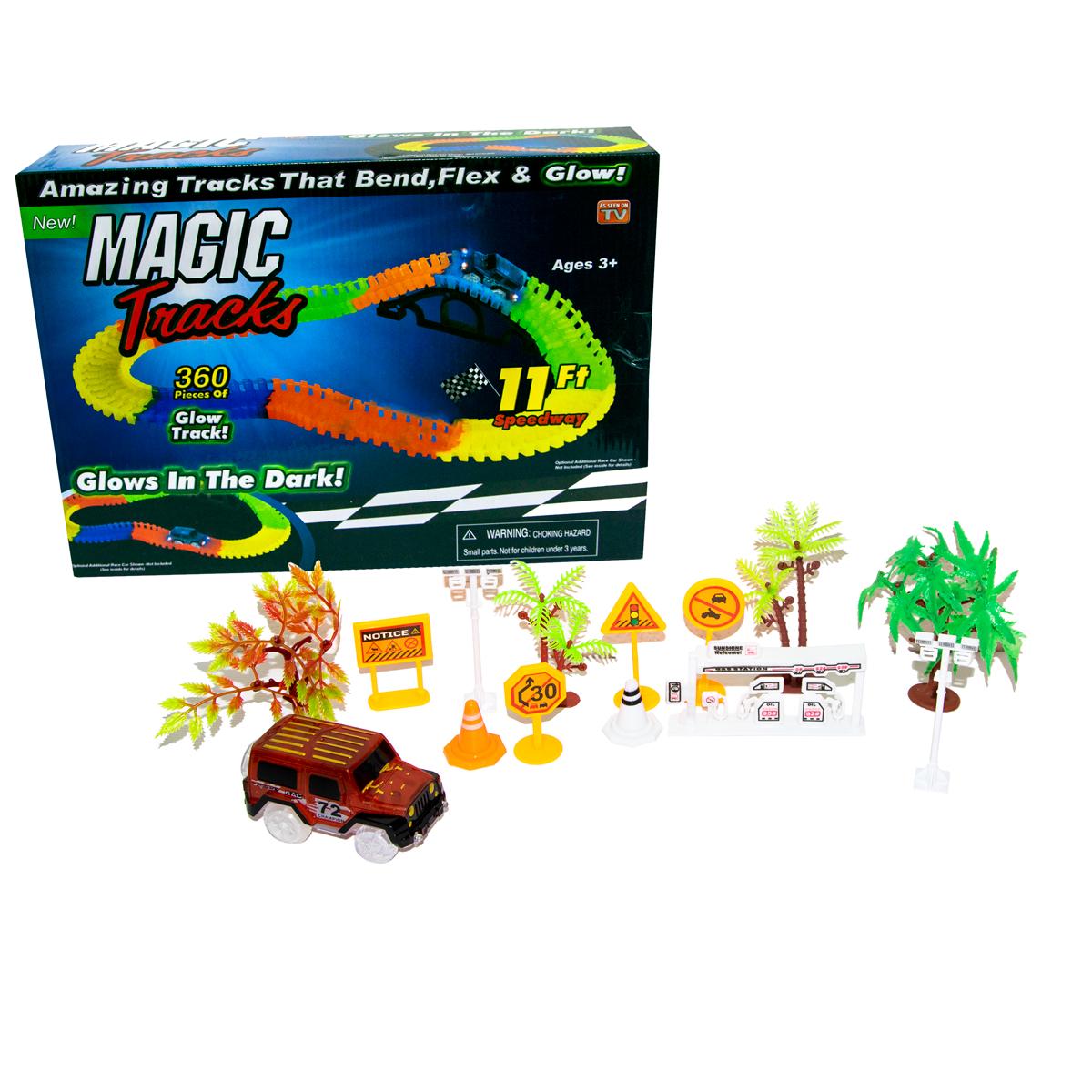 Гнучка дорога з машинкою Magic Tracks 360 (1002758-Blue-2)