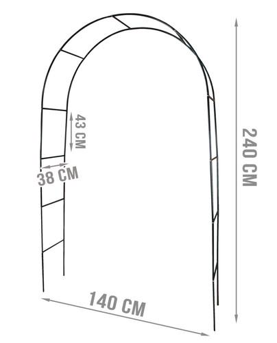 Беседка-арка садовая Gardlov для цветов/пергола 240 см (1719) - фото 7