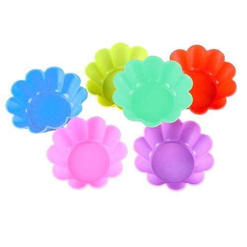 Формы для кексов и маффинов Stenson MH-3332 Волна силиконовые 7,5х4,5х2,7 см 12 шт. (550100)