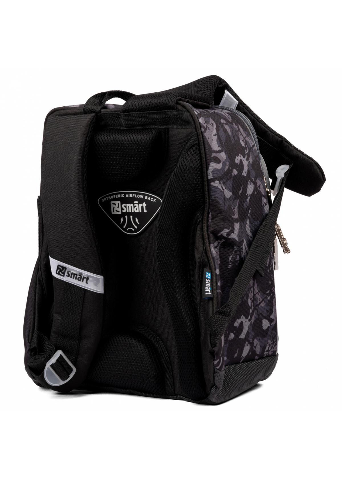 Рюкзак шкільний Smart H-55 Monster Truck Черный (558026) - фото 3 Рюкзак шкільний Smart H-55 Monster Truck Черный (558026) - фото 3