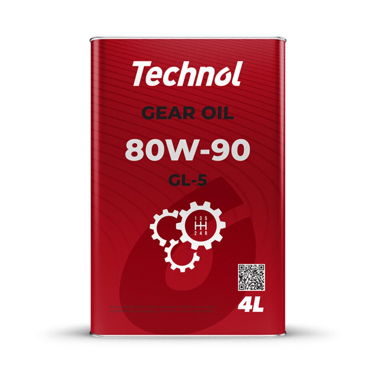 Трансмиссионное масло Technol Gear Oil 80W-90 GL-5 4 л