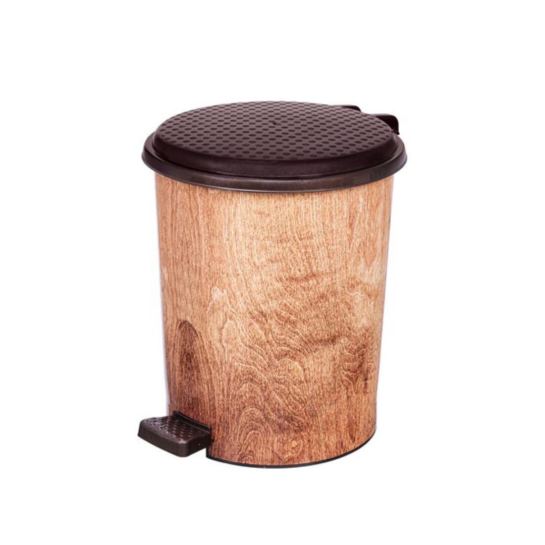 Мусорное ведро с педалью Elif 11 л Дерево (33709977)