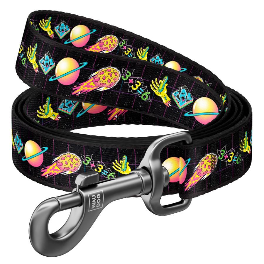 Поводок для собак нейлоновый Waudog Nylon Год и Морти 3 S 15 мм 122 см