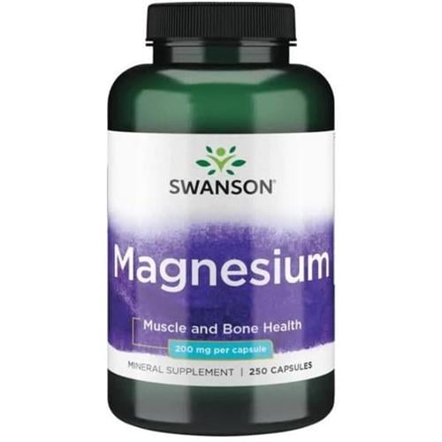 Микроэлемент Магний Swanson Magnesium 200 мг 250 Caps