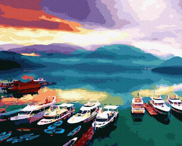 Картина по номерам Brushme Корабли на закате 40х50 см (BK-GX30100) Картина по номерам Brushme Корабли на закате 40х50 см (BK-GX30100)