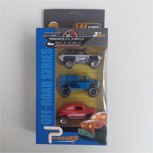 Набір машин Позашляховик металопластикові 3 шт. у коробці (MH - 215)