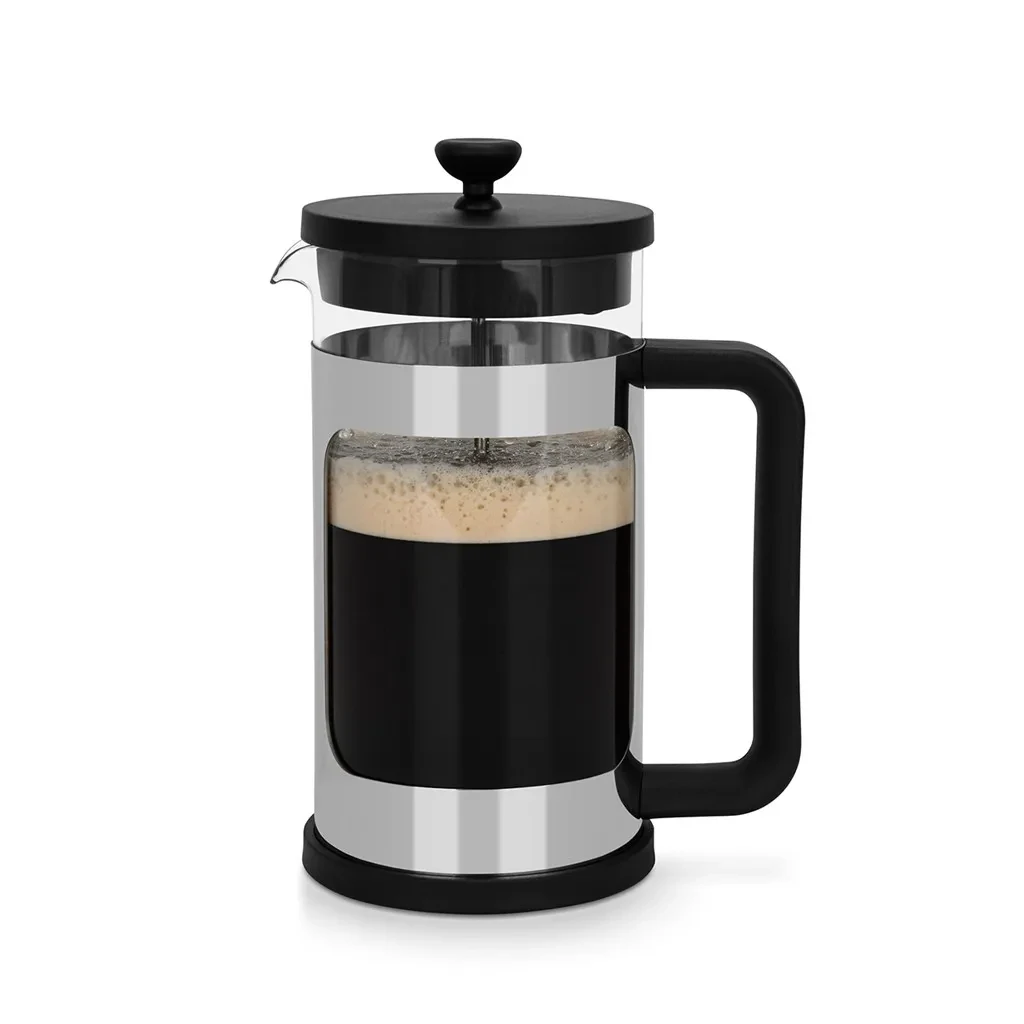 Френч-прес з поршнем Fissman Affogato 15x10,5x21,5 см 1000 мл із боросилікатного скла (9118)