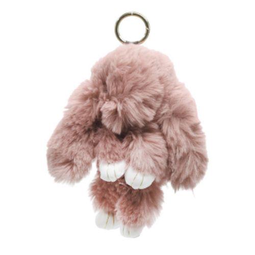 Брелок меховой Зайка Light pink (199906)