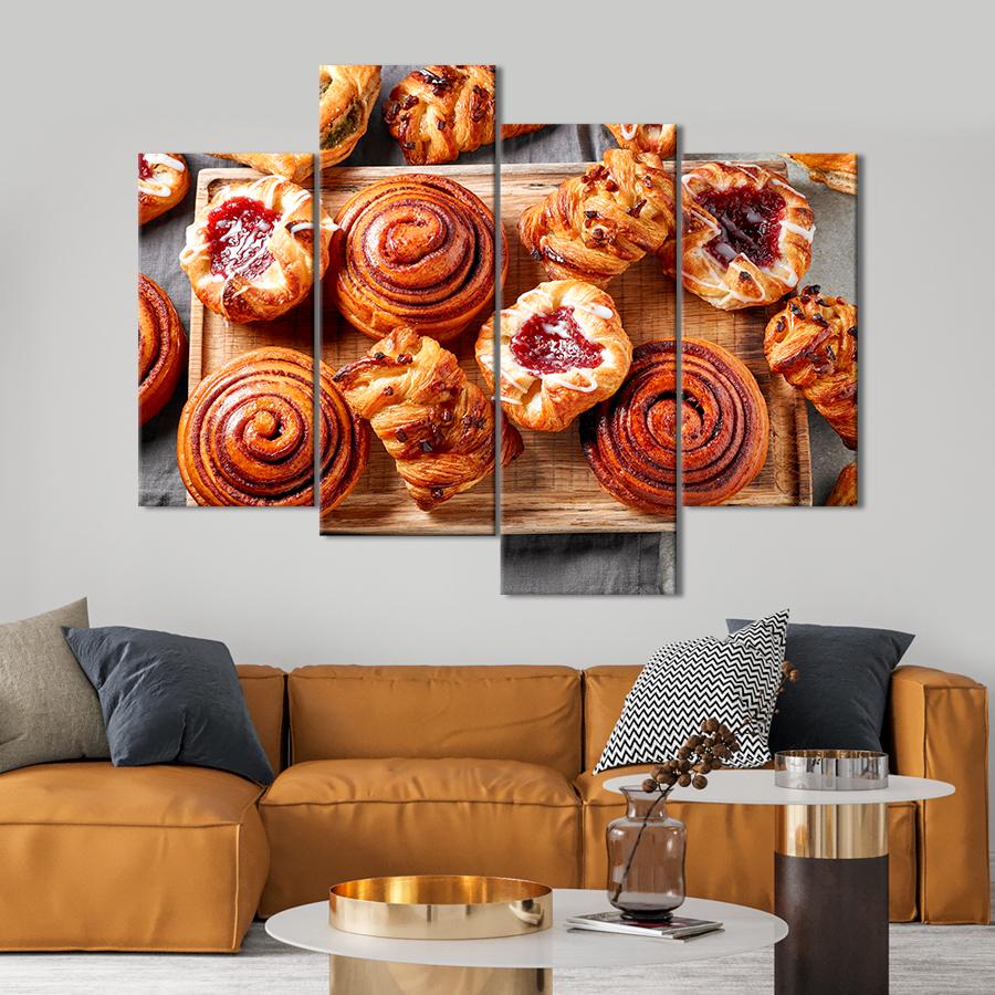 Настенний декор Разнообразная свежая выпечка 149x106 см (A293-4)