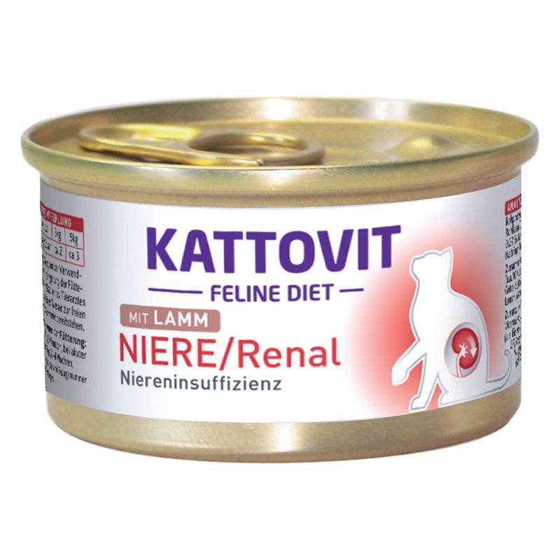 Дієтичний корм для котів Kattovit Niere / Renal Lamm (з ягням) 85 г