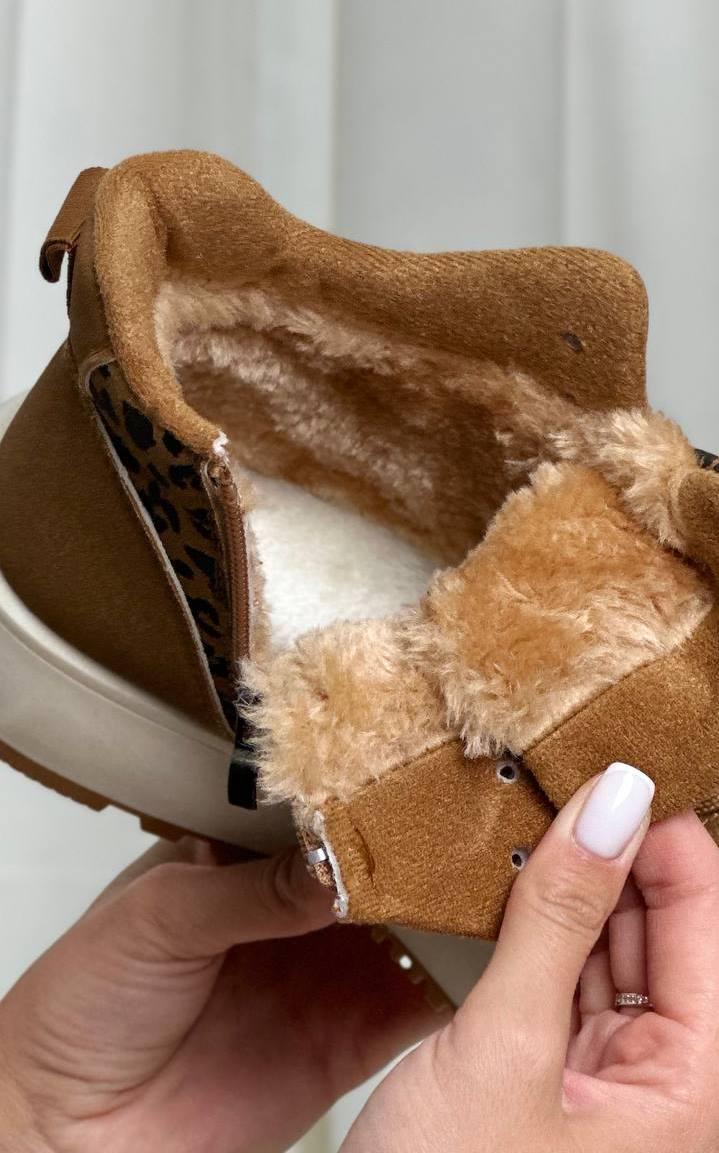 Кроссовки женские Loretta K899-3 зимние р. 36 Коричневый (30852814) - фото 3 Кроссовки женские Loretta K899-3 зимние р. 36 Коричневый (30852814) - фото 3