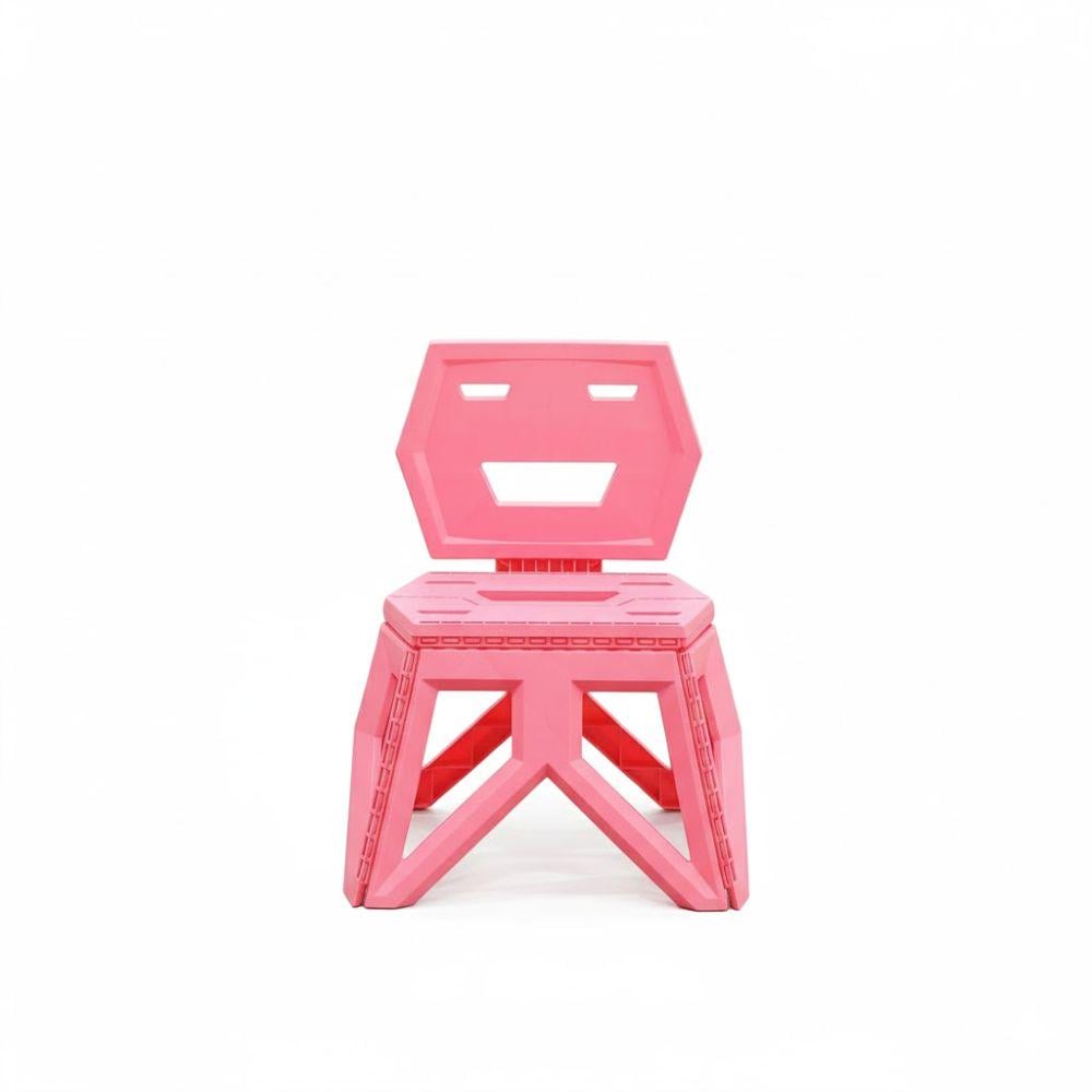 Табурет складаний дитячий Ozgen Plastik Рожевий (323)