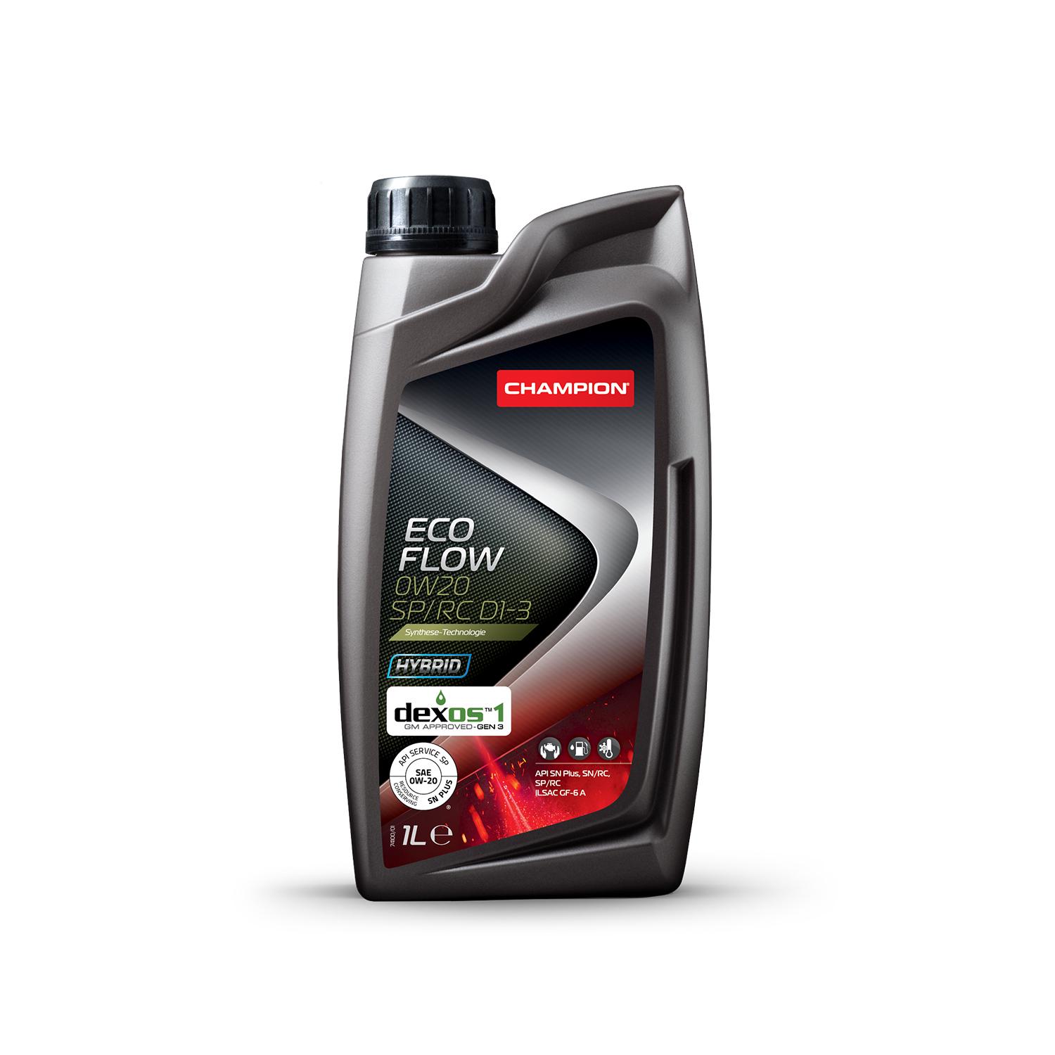 Масло моторное Champion ECO FLOW 0W20 SP/RC D1-3 1 л