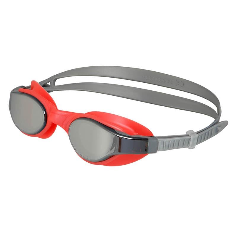 Очки для плавания Mad Wave Ray Mirror M042002 зеркальные линзы Серо-коралловый (60444234)