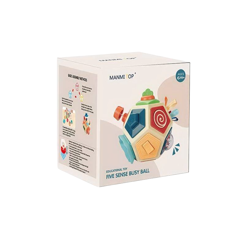 Игра детская развивающая Manmi Top бизикуб/пальчиковые игры Multicolor (162548)
