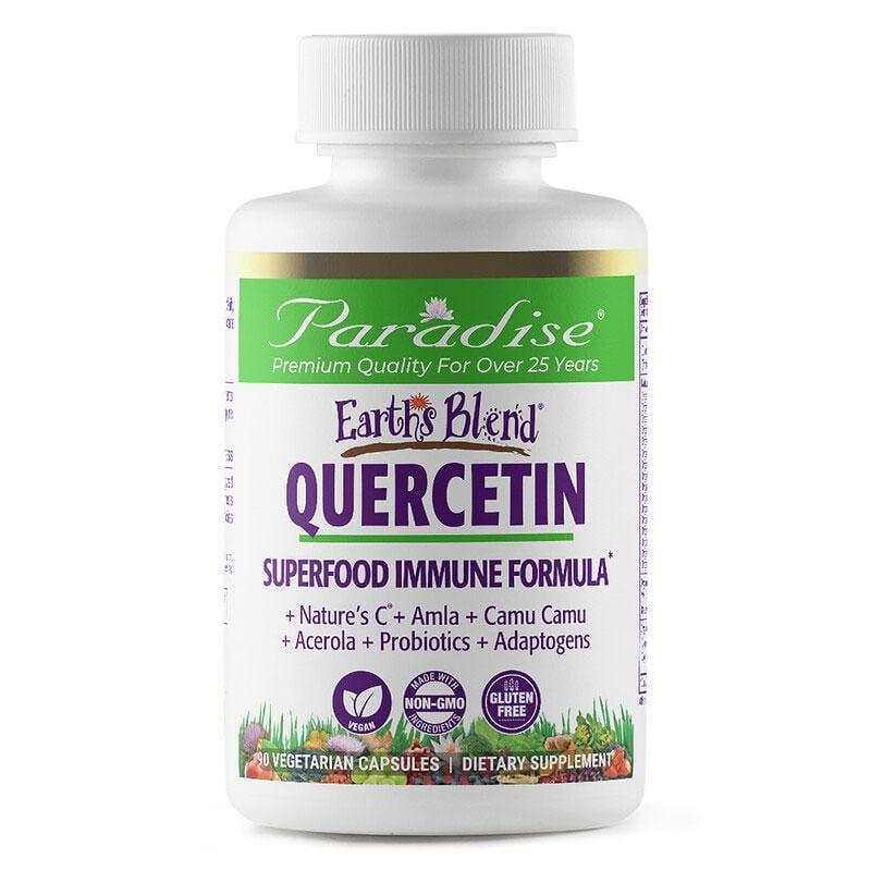 Кверцетин Paradise Herbs Earth's Blend Quercetin 500 мг 90 растительных капс.