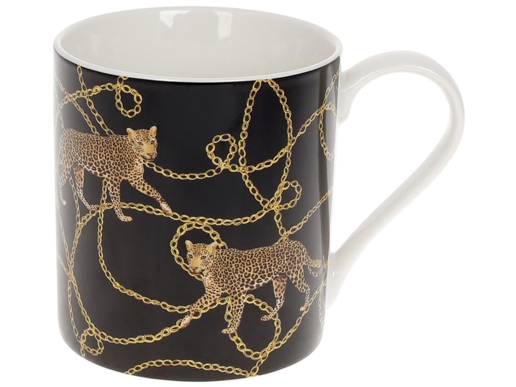Чашка Леопарды 480 мл Черный (BDI-248-711)