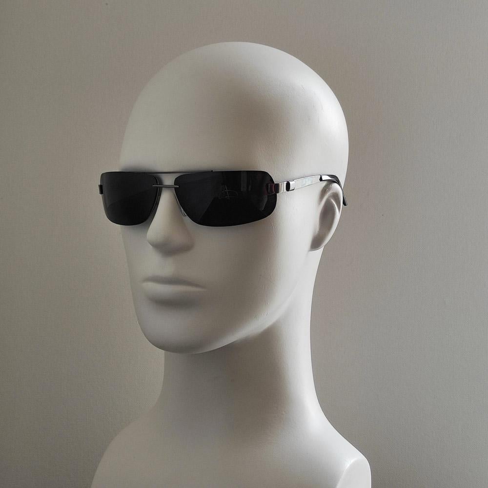 Солнцезащитные очки поляризованные Polarized 6004 Сталь/Черный (46401)