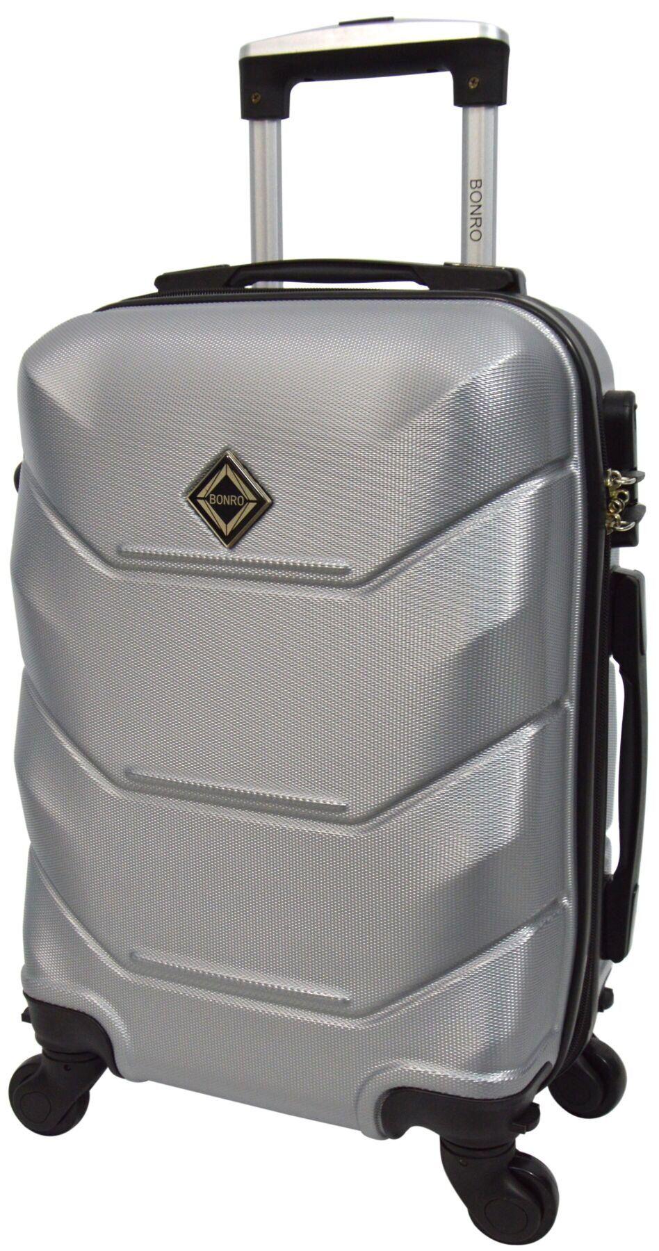 Чемодан ручная кладь Bonro 2019 мини Серебряный (10500702) - фото 1 Чемодан ручная кладь Bonro 2019 мини Серебряный (10500702) - фото 1